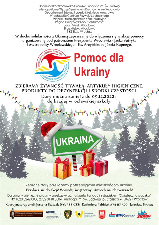 Świąteczna paczka - pomoc dla Ukrainy