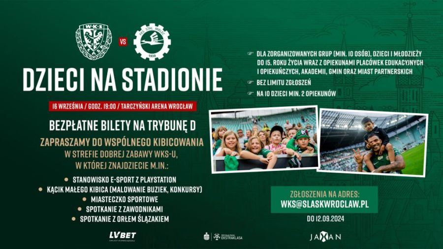 Dzieci na stadionie