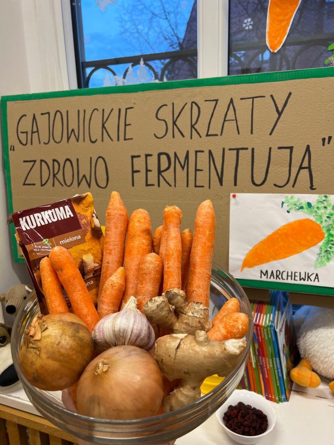 Gajowickie Skrzaty zdrowo fermentują - marchewka