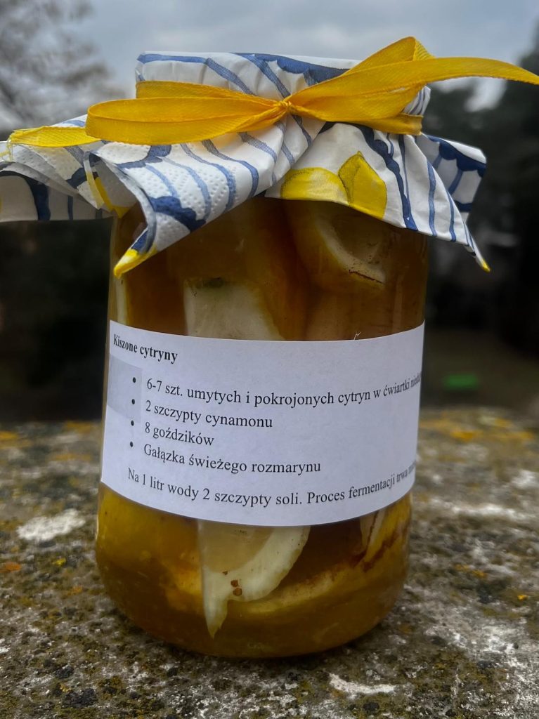 Gajowickie Skrzaty zdrowo fermentują- kiszona cytryna