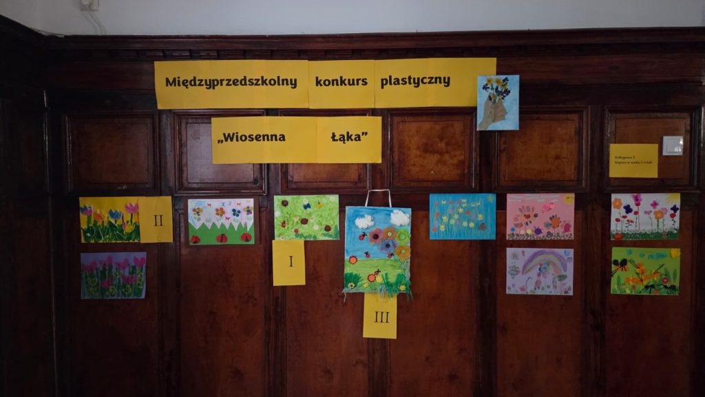 Międzyprzedszkolny Konkurs Plastyczny - Wiosenna Łąka